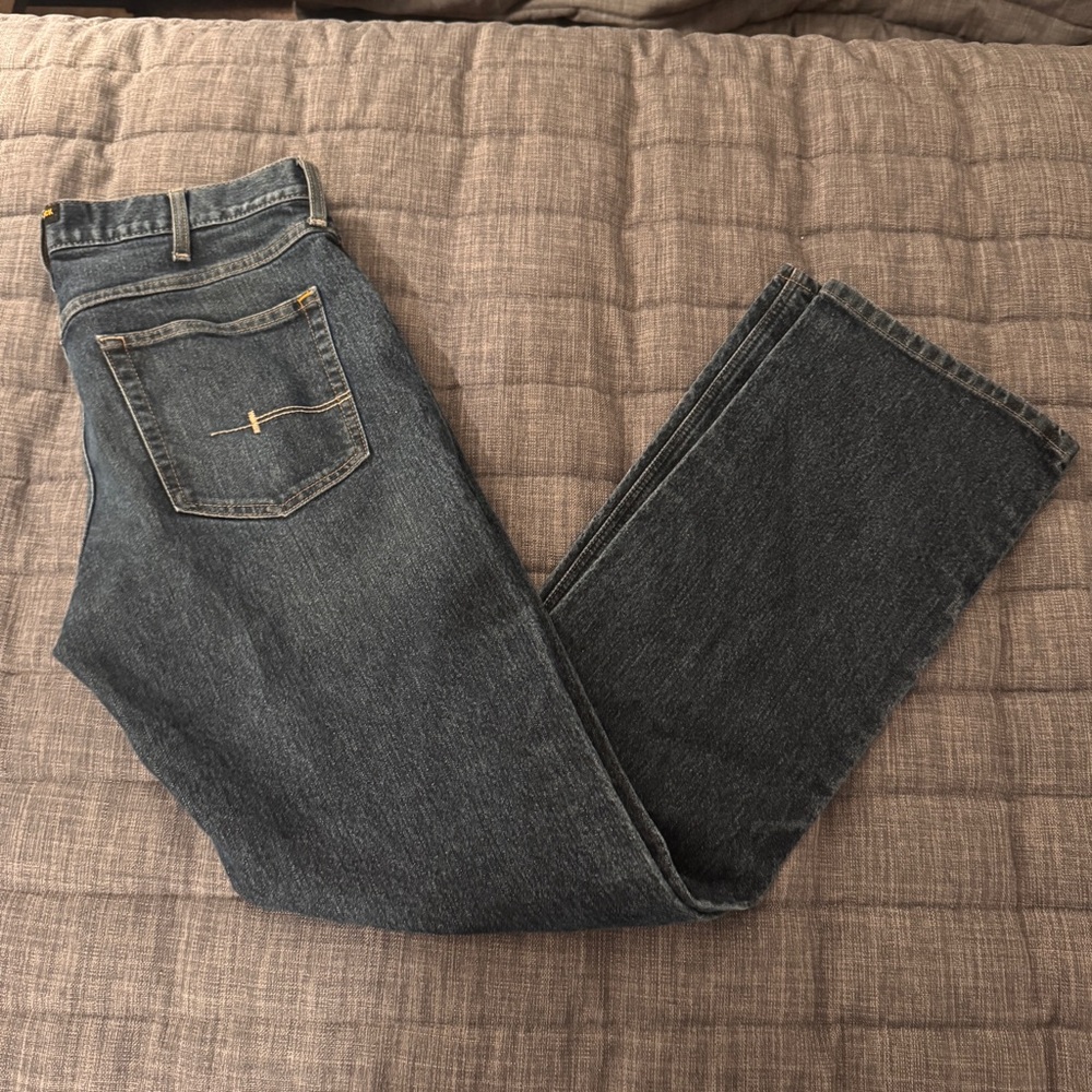 Men's Ariat 34x36 M5 Straight Leg Dark Wash Jeans